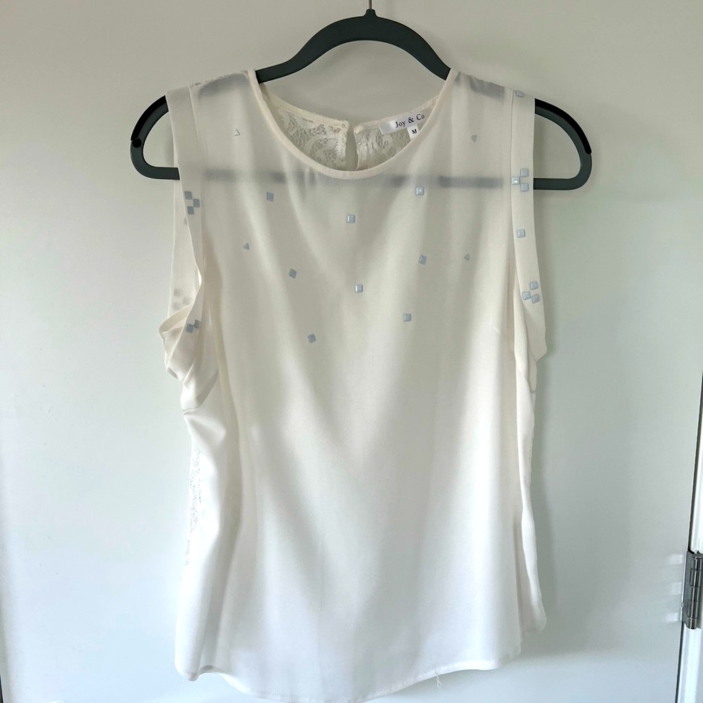 [Joy & Co] lace back tank top